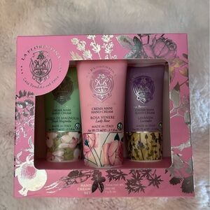 La Florentina Italian Hand Cream Set - magnolia, rose and lavender